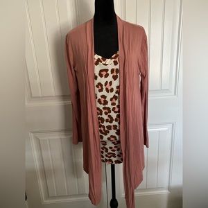 🤎 Shirt cardigan pair